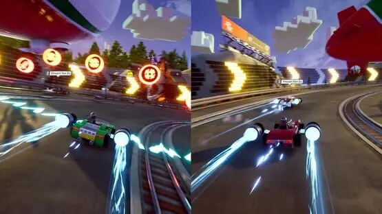 Esto contiene una imagen de juego de: Captura de pantalla de LEGO 2K Drive