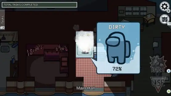 Esto contiene una imagen de juego de: Captura de pantalla de Among Us