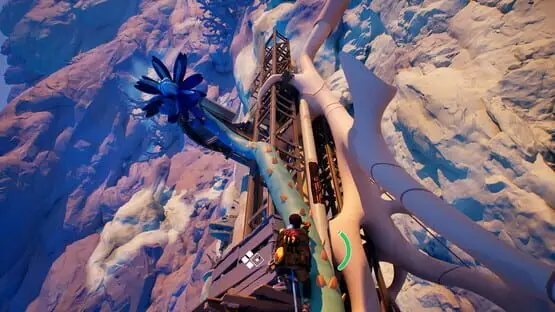 This contains a gameplay image of the game: Screenshot of Jusant