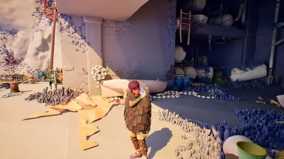 This contains a gameplay image of the game: Screenshot of Jusant