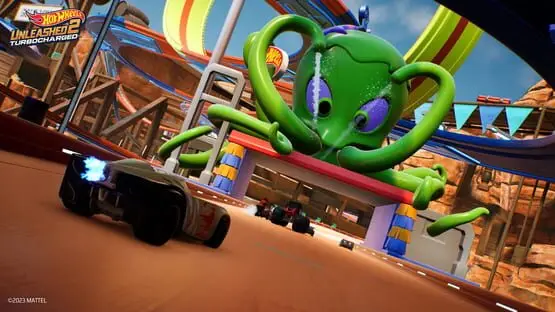 This contains a gameplay image of the game: Screenshot of Hot Wheels Unleashed 2: Turbocharged