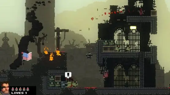 Esto contiene una imagen de juego de: Captura de pantalla de Broforce: Forever