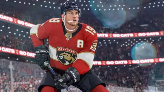Esto contiene una imagen de juego de: Captura de pantalla de NHL 24
