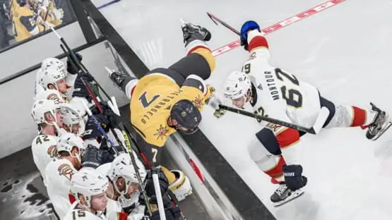 Esto contiene una imagen de juego de: Captura de pantalla de NHL 24
