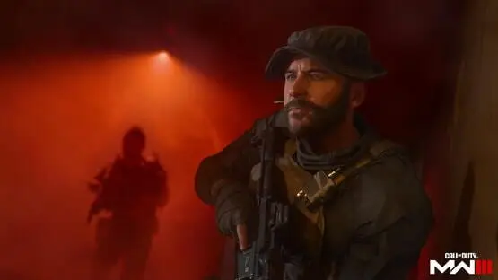 This contains a gameplay image of the game: Screenshot of Call of Duty: Modern Warfare III