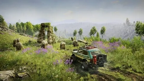 Hier ist ein Gameplay-Bild des Spiels:Screenshot von Expeditions: A MudRunner Game