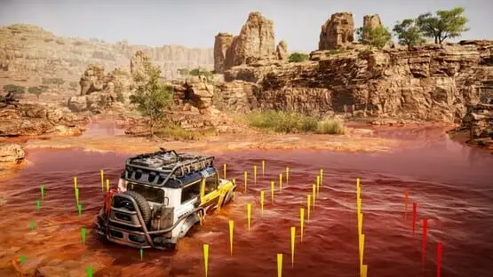 Hier ist ein Gameplay-Bild des Spiels:Screenshot von Expeditions: A MudRunner Game