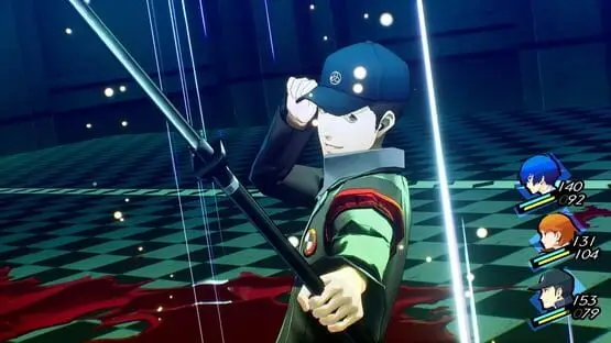 This contains a gameplay image of the game: Screenshot of Persona 3 Reload
