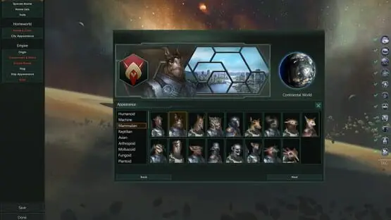 This contains a gameplay image of the game: Screenshot of Stellaris