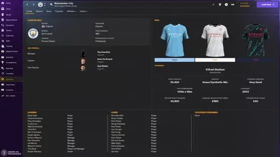 Esto contiene una imagen de juego de: Captura de pantalla de Football Manager 2024