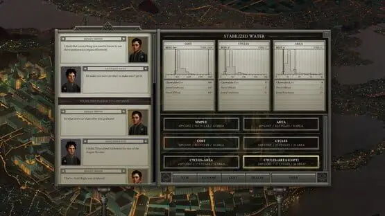 Hier ist ein Gameplay-Bild des Spiels:Screenshot von Opus Magnum