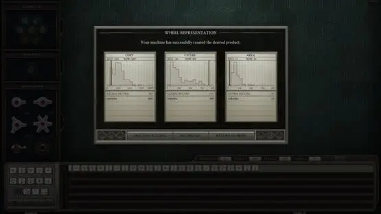 Hier ist ein Gameplay-Bild des Spiels:Screenshot von Opus Magnum