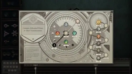 Hier ist ein Gameplay-Bild des Spiels:Screenshot von Opus Magnum