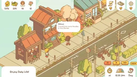 This contains a gameplay image of the game: Screenshot of Minami Lane