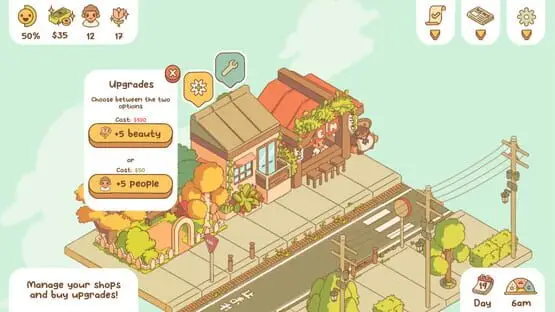 This contains a gameplay image of the game: Screenshot of Minami Lane