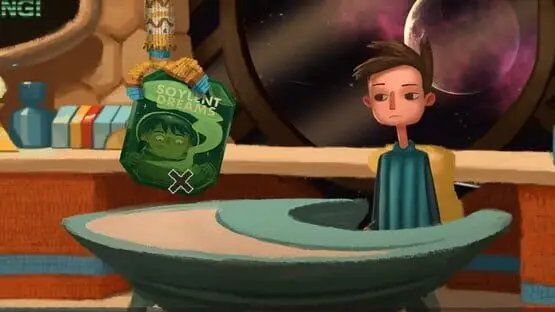 This contains a gameplay image of the game: Screenshot of 14 - Broken Age