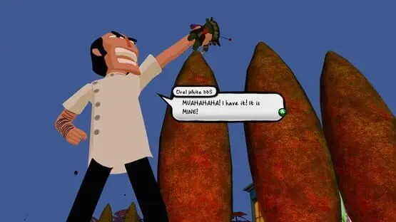 This contains a gameplay image of the game: Screenshot of Costume Quest 2