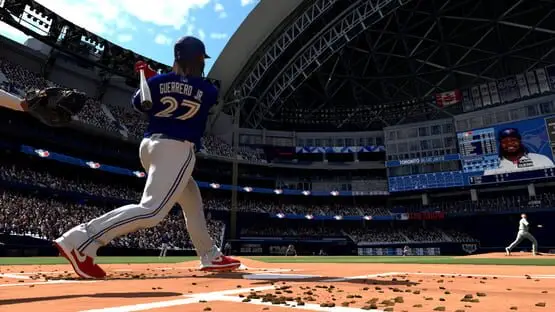 This contains a gameplay image of the game: Screenshot of MLB The Show 24