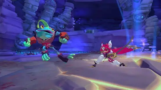 This contains a gameplay image of the game: Screenshot of Gigantic: Rampage Edition