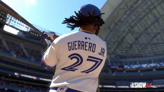 This contains a gameplay image of the game: Screenshot of MLB The Show 24