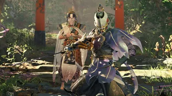 Esto contiene una imagen de juego de: Captura de pantalla de Kunitsu-Gami: Path of the Goddess
