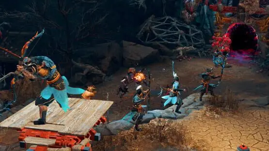 Esto contiene una imagen de juego de: Captura de pantalla de Kunitsu-Gami: Path of the Goddess