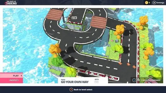 This contains a gameplay image of the game: Screenshot of You Suck at Parking