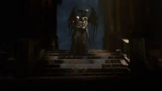 This contains a gameplay image of the game: Screenshot of Diablo IV