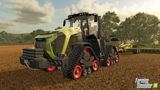 This contains a gameplay image of the game: Screenshot of 2 - Farming Simulator 25