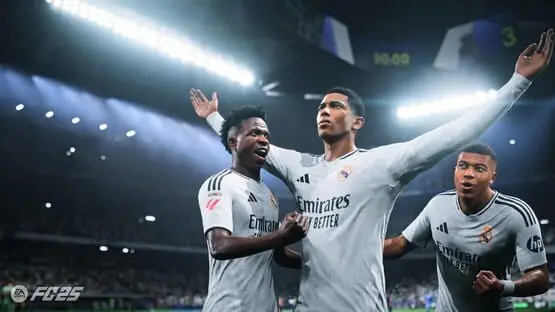 This contains a gameplay image of the game: Screenshot of EA Sports FC 25