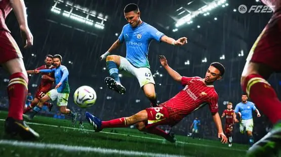 This contains a gameplay image of the game: Screenshot of EA Sports FC 25