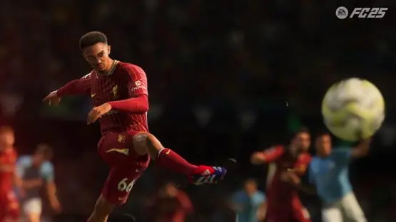 This contains a gameplay image of the game: Screenshot of EA Sports FC 25