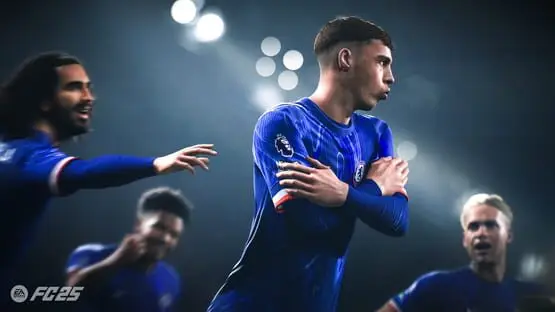 This contains a gameplay image of the game: Screenshot of EA Sports FC 25
