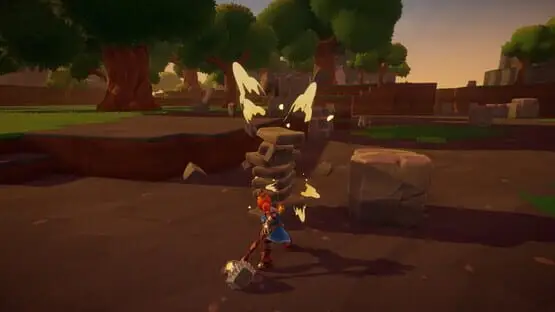 This contains a gameplay image of the game: Screenshot of Overthrown