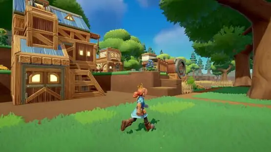 This contains a gameplay image of the game: Screenshot of Overthrown