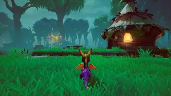 This contains a gameplay image of the game: Screenshot of Spyro Reignited Trilogy