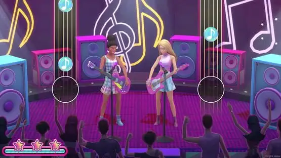 Ceci contient une image de gameplay du jeu : Capture d'écran de Barbie Project Friendship