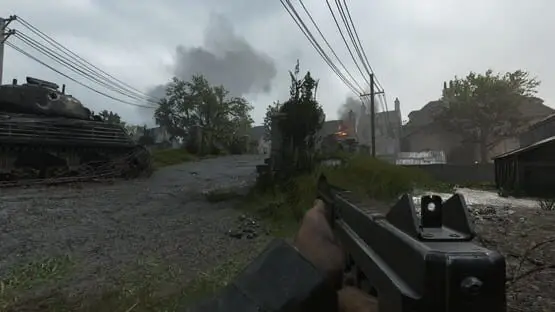 Isso contém uma imagem de jogabilidade do jogo:Captura de tela de Call of Duty: WWII
