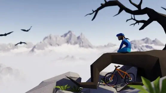 Ceci contient une image de gameplay du jeu : Capture d'écran de 12 - Lonely Mountains: Downhill