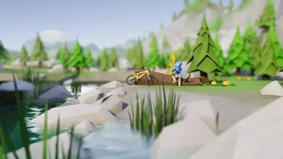 Ceci contient une image de gameplay du jeu : Capture d'écran de 7 - Lonely Mountains: Downhill