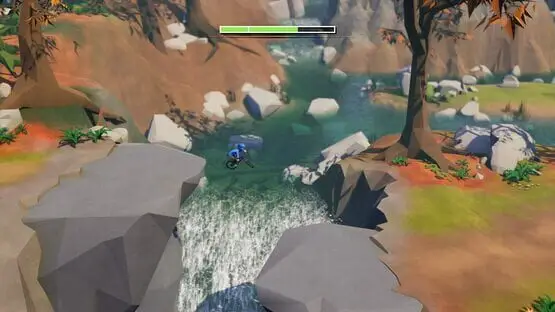 Ceci contient une image de gameplay du jeu : Capture d'écran de 8 - Lonely Mountains: Downhill