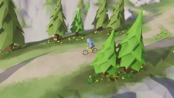 Ceci contient une image de gameplay du jeu : Capture d'écran de 13 - Lonely Mountains: Downhill