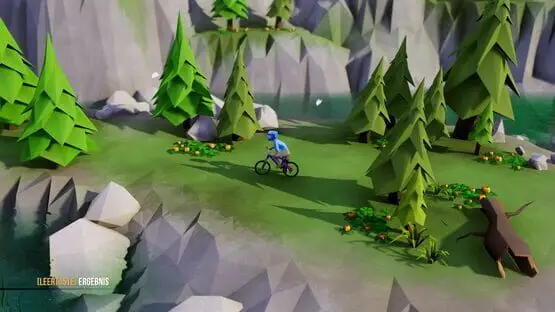 Ceci contient une image de gameplay du jeu : Capture d'écran de 10 - Lonely Mountains: Downhill