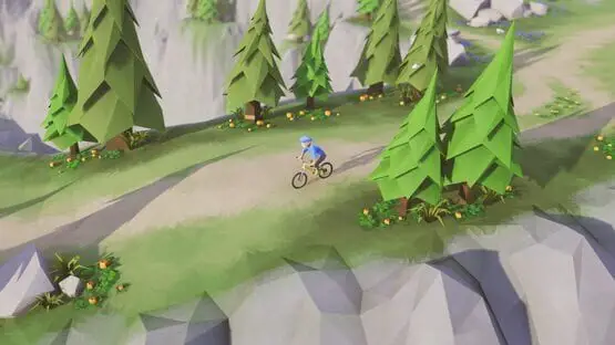 Ceci contient une image de gameplay du jeu : Capture d'écran de 11 - Lonely Mountains: Downhill