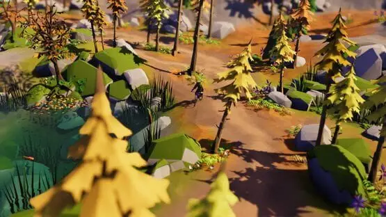 Ceci contient une image de gameplay du jeu : Capture d'écran de 14 - Lonely Mountains: Downhill