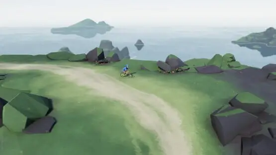 Ceci contient une image de gameplay du jeu : Capture d'écran de 17 - Lonely Mountains: Downhill