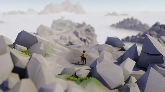 Ceci contient une image de gameplay du jeu : Capture d'écran de 18 - Lonely Mountains: Downhill