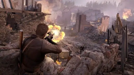 Ceci contient une image de gameplay du jeu : Capture d'écran de Sniper Elite: Resistance