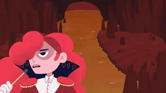 This contains a gameplay image of the game: Screenshot of Dicey Dungeons
