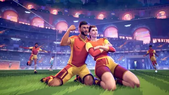 This contains a gameplay image of the game: Screenshot of Rematch